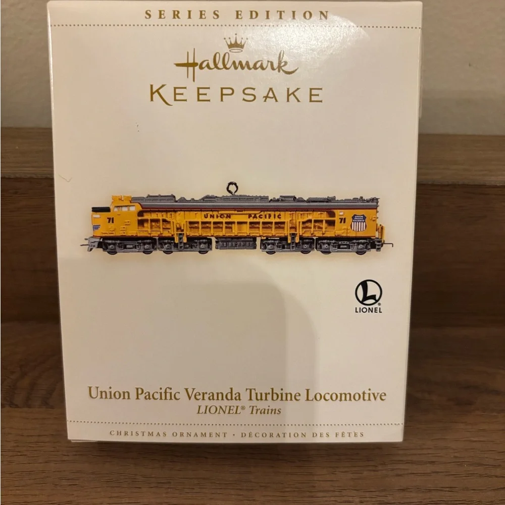 Vintage 2006 Hallmark Ornament-‎ Lionel Union Pacific Veranda Turbine Locomotive